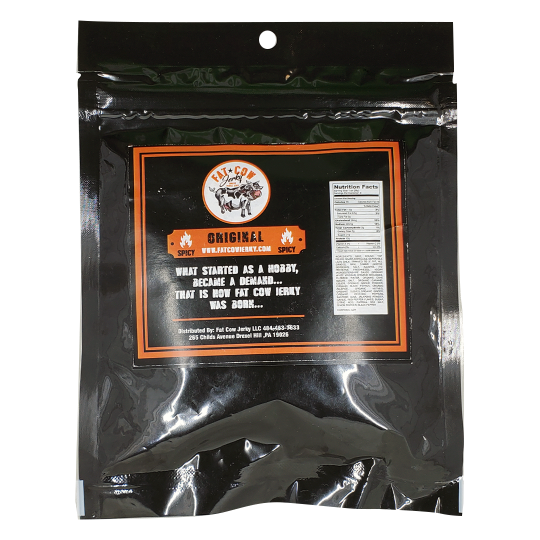 Spicy Fat Cow Jerky Original Fat Cow Jerky Udderly Perfect Jerky