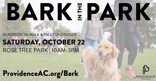 Bark in the Park in Rose Tree Park - October 22, 2022