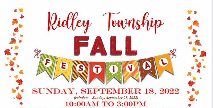 Ridley Township Fall Festival - Sept. 18