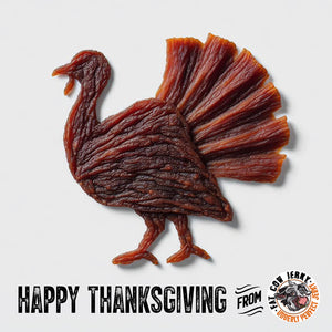 🦃🍁 Happy Thanksgiving from Fat Cow Jerky! 🍂🍽️